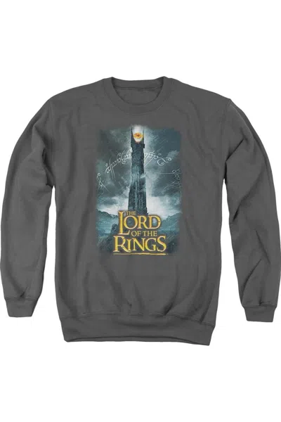 Gildan Lord Of The Rings Always Watching Adult Crewneck Sweatshirt In Pink