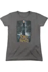 Gildan Lord Of The Rings Always Watching Short Sleeve Womens Tee / T-shirt In Pink