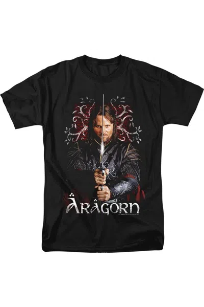 Gildan Lord Of The Rings Aragorn Short Sleeve Adult Tee / T-shirt In Black
