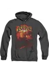 Gildan Lord Of The Rings Balrog Adult Heather Hoodie / Hooded Sweatshirt In Black