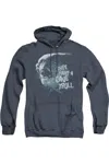 Gildan Lord Of The Rings Cave Troll Adult Heather Hoodie / Hooded Sweatshirt In Blue