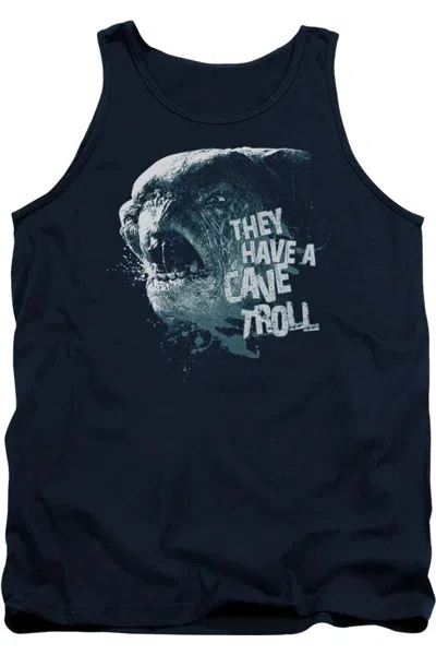 Gildan Lord Of The Rings Cave Troll Adult Tank Top In Blue