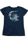 Gildan Lord Of The Rings Cave Troll Short Sleeve Womens Tee / T-shirt In Blue