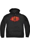 Gildan Lord Of The Rings Eye Of Sauron Adult Pull Over Hoodie / Hooded Sweatshirt In Black
