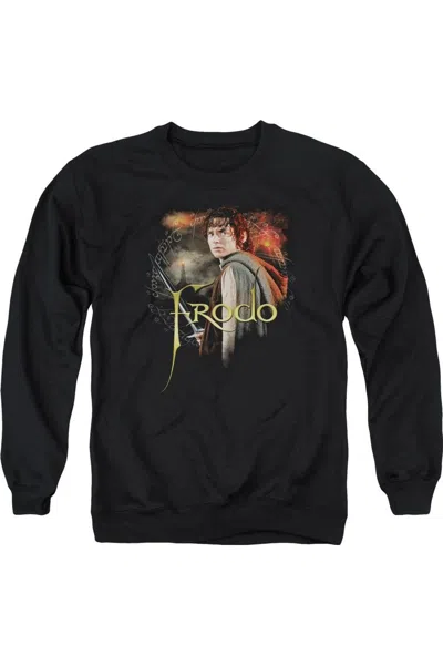 Gildan Lord Of The Rings Frodo Adult Crewneck Sweatshirt In Black