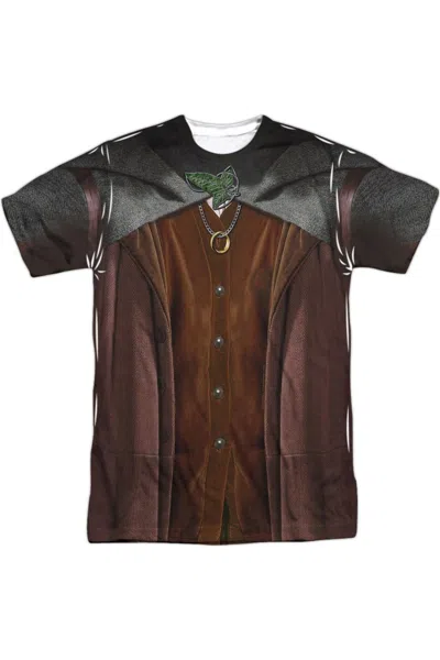 Gildan Lord Of The Rings Frodo Costume Short Sleeve Adult Poly Crew Tee / T-shirt In Multi