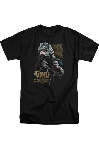 Gildan Lord Of The Rings Gimli Short Sleeve Adult Tall Tee / T-shirt In Black