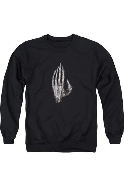 Gildan Lord Of The Rings Hand Of Saruman Adult Crewneck Sweatshirt In Black