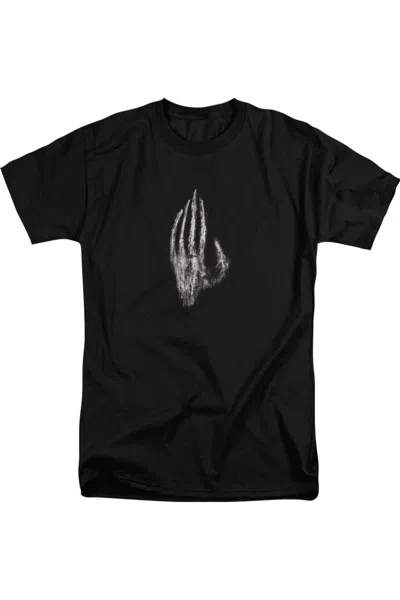 Gildan Lord Of The Rings Hand Of Saruman Short Sleeve Adult V Neck Tee / T-shirt In Black