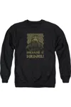 Gildan Lord Of The Rings Ishkhaqwi Durugnul Adult Crewneck Sweatshirt In Black