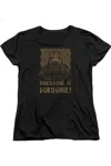 Gildan Lord Of The Rings Ishkhaqwi Durugnul Short Sleeve Womens Tee / T-shirt In Black