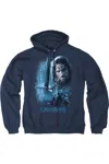 Gildan Lord Of The Rings King In The Making Adult Pull Over Hoodie / Hooded Sweatshirt In Blue