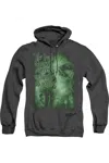 Gildan Lord Of The Rings King Of The Dead Adult Heather Hoodie / Hooded Sweatshirt In Black