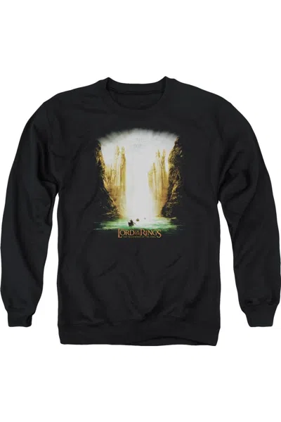 Gildan Lord Of The Rings Kings Of Old Adult Crewneck Sweatshirt In Black