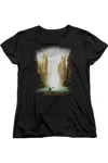Gildan Lord Of The Rings Kings Of Old Short Sleeve Womens Tee / T-shirt In Black
