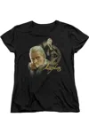 Gildan Lord Of The Rings Legolas Short Sleeve Womens Tee / T-shirt In Black