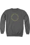 Gildan Lord Of The Rings One Ring Adult Crewneck Sweatshirt In Pink