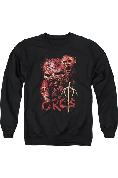 Gildan Lord Of The Rings Orcs Adult Crewneck Sweatshirt In Black