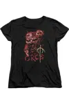 Gildan Lord Of The Rings Orcs Short Sleeve Womens Tee / T-shirt In Black
