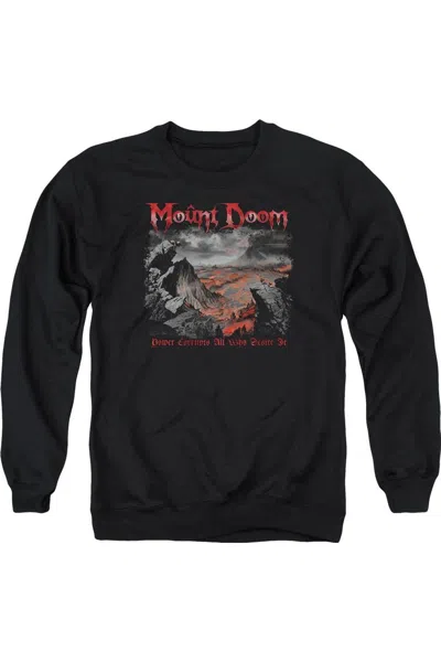 Gildan Lord Of The Rings Power Corrupts Adult Crewneck Sweatshirt In Black