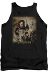 Gildan Lord Of The Rings Return Of The King Poster Adult Tank Top In Black