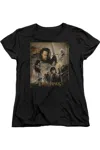 Gildan Lord Of The Rings Return Of The King Poster Short Sleeve Womens T-shirt In Black