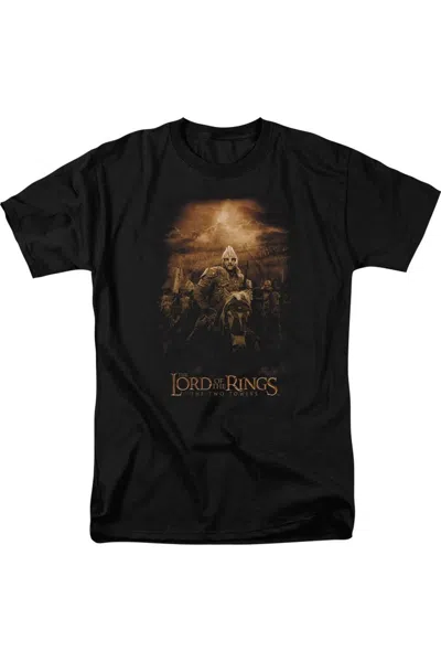 Gildan Lord Of The Rings Riders Of Rohan Short Sleeve Adult Tee / T-shirt In Black