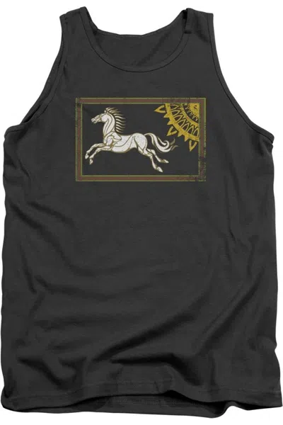 Gildan Lord Of The Rings Rohan Banner Adult Tank Top In Pink