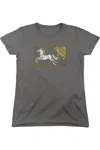 Gildan Lord Of The Rings Rohan Banner Short Sleeve Womens Tee / T-shirt In Pink