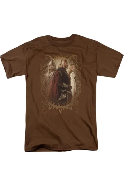 Gildan Lord Of The Rings Rohan Royalty Short Sleeve Adult Tee / T-shirt In Brown