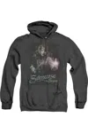 Gildan Lord Of The Rings Samwise The Brave Adult Heather Hoodie / Hooded Sweatshirt In Black
