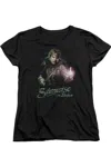 Gildan Lord Of The Rings Samwise The Brave Short Sleeve Womens Tee / T-shirt In Black