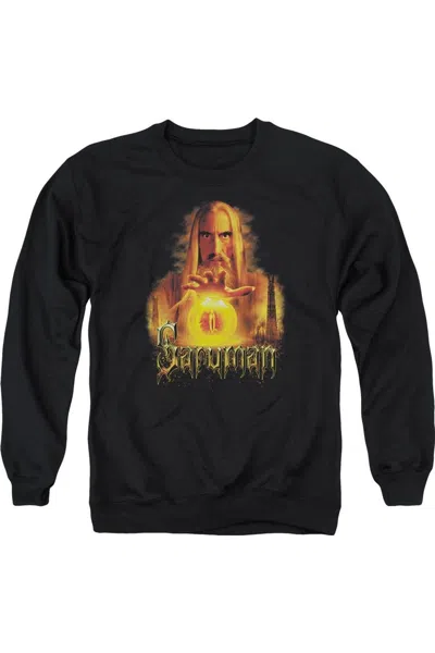 Gildan Lord Of The Rings Saruman Adult Crewneck Sweatshirt In Black