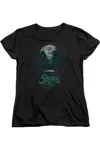 Gildan Lord Of The Rings Shelob Short Sleeve Womens Tee / T-shirt In Black