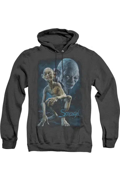 Gildan Lord Of The Rings Smeagol Adult Pull Over Hoodie / Hooded Sweatshirt In Black