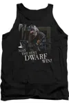 Gildan Lord Of The Rings The Best Dwarf Adult Tank Top In Black