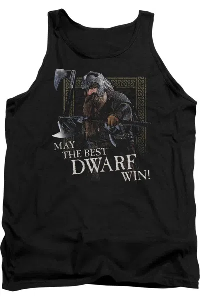 Gildan Lord Of The Rings The Best Dwarf Adult Tank Top In Black