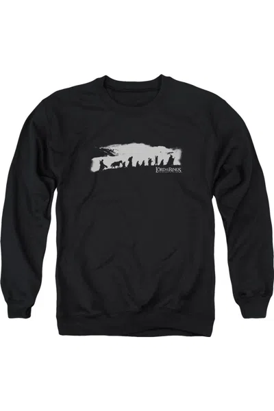 Gildan Lord Of The Rings The Fellowship Adult Crewneck Sweatshirt In Black