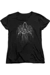 Gildan Lord Of The Rings The Nine Short Sleeve Womens Tee / T-shirt In Black