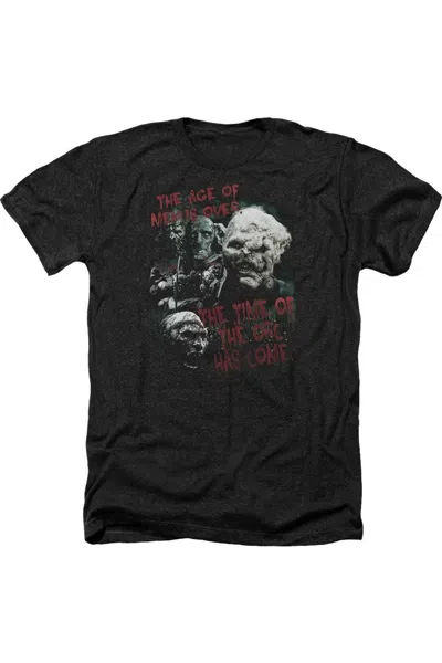 Gildan Lord Of The Rings Time Of The Orc Adult Heather Tee / T-shirt In Black