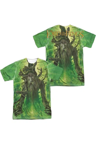 Gildan Lord Of The Rings Treebeard (front/back Print) Short Sleeve Adult Poly Crew Tee / T-shirt In Multi