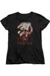 Gildan Lord Of The Rings Uruk Hai Short Sleeve Womens Tee / T-shirt In Black