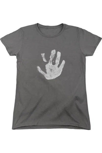Gildan Lord Of The Rings White Hand Short Sleeve Womens Tee / T-shirt In Pink