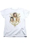 Gildan Lord Of The Rings Women Of Middle Earth Short Sleeve Womens Tee / T-shirt In White