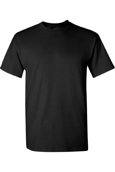 Gildan Mens Heavy Cotton Short-sleeved T-shirt In Black