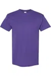 Gildan Mens Heavy Cotton Short-sleeved T-shirt In Blue