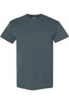 Gildan Mens Heavy Cotton Short-sleeved T-shirt In Grey