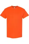 Gildan Mens Heavy Cotton Short-sleeved T-shirt In Orange