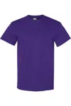 Gildan Mens Heavy Cotton Short-sleeved T-shirt In Purple