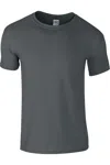 Gildan Mens Short Sleeve Soft-style T-shirt In Pink